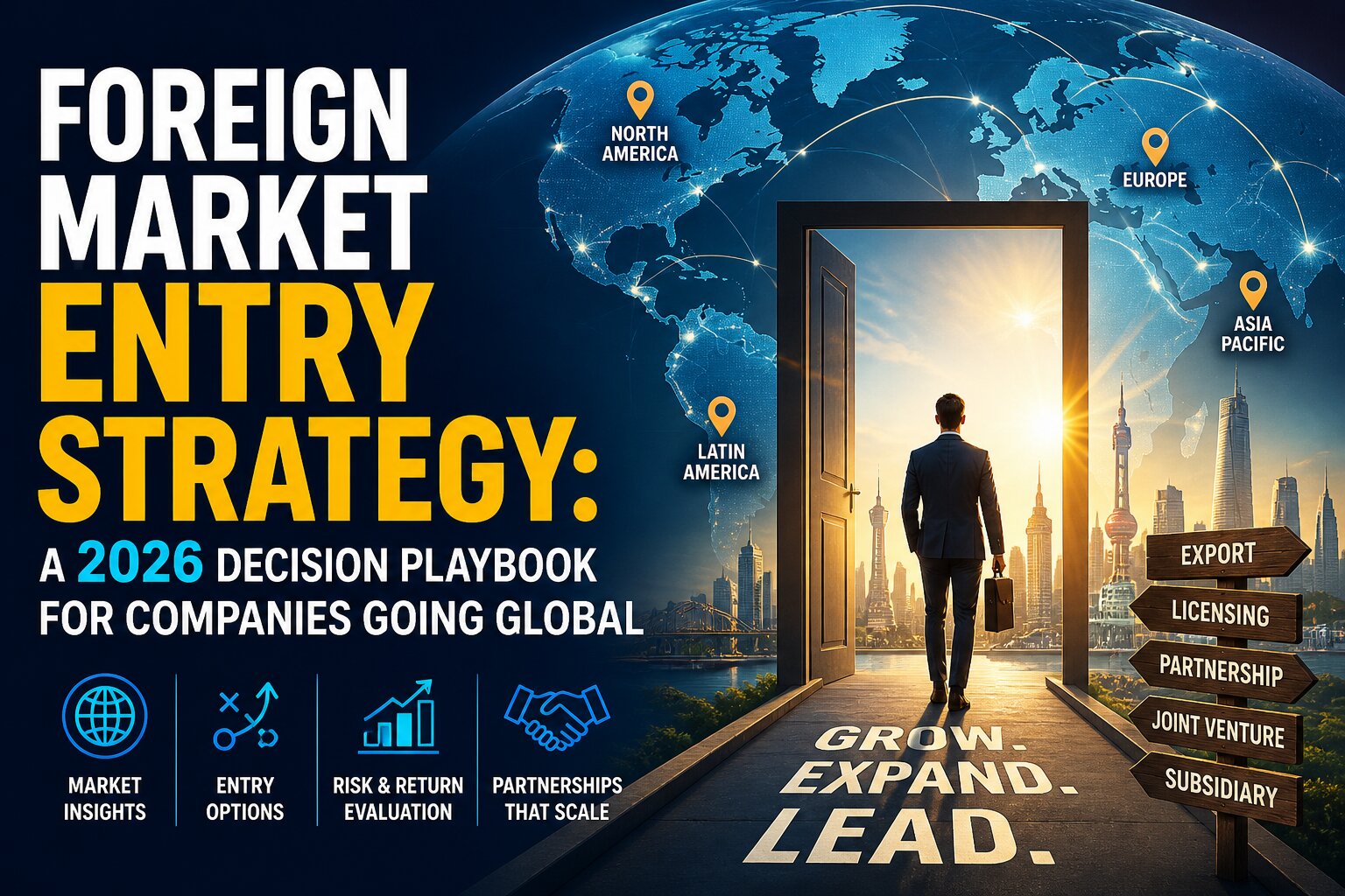 Foreign market entry strategy — 2026 decision playbook by Trade Globe Consultants