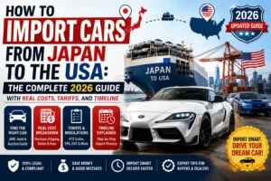 how to import cars from japan to the usa