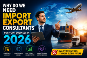 why do we need import export consultants