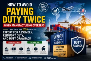 avoid paying duty twice